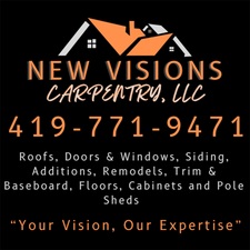 Logo for New Visions Carpentry, LLC