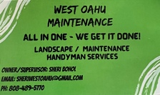 Logo for West Oahu Maintenance