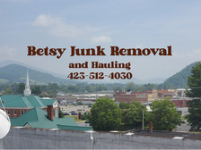Logo for Betsy Junk Removal and Hauling