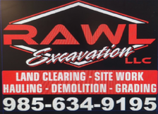 Logo for RAWL Excavation LLC