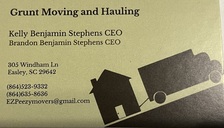 Logo for Grunt Moving and Hauling