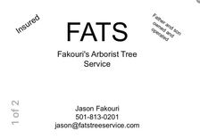 Logo for FATS Tree Service, Inc.