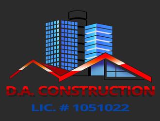 D.A. Construction logo