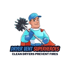 Logo for Dryer Vent Superheroes