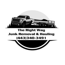 Logo for The Right Way Junk Removal and Hauling