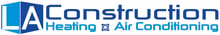 LA Construction Heating and Air logo