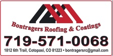 Logo for Bontrager's Roofing & Coating
