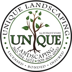 Unique Landscaping logo