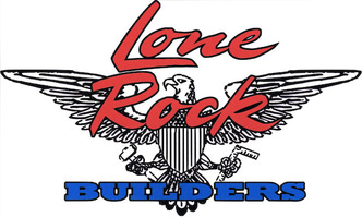 LONE ROCK DESIGN AND BUILDING logo
