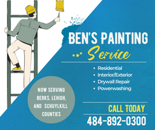 Logo for Ben's Painting Service
