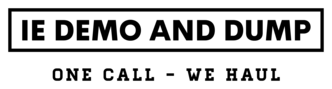 IE Demo and Dump - Unlicensed Contractor logo