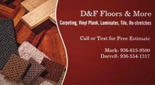 Logo for D&F Floors & More
