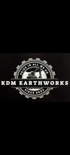 Logo for KDM Earthworks, LLC