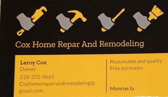 Cox Home Repair and Remodeling logo