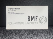 Logo for Buchanan Metal Fabrication