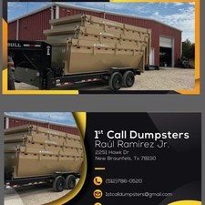 Logo for 1st Call Dumpsters