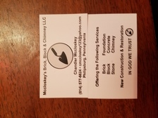 Logo for Mccloskey's Brick, Block & Chimney LLC