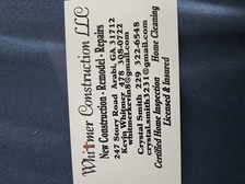 Logo for Whitmer Construction LLC