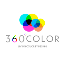 Logo for 360° Color Interior Design