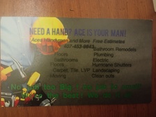 Logo for Aces Handyman Or More