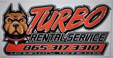 Logo for turbo rental service