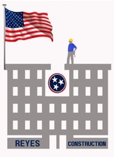 Logo for Reyes Construction