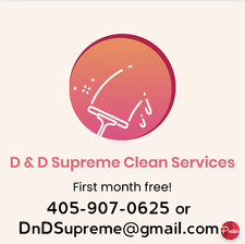 Logo for D & D Supreme Clean Services