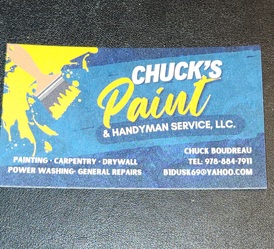 Chuck's Paint and Handyman Service logo