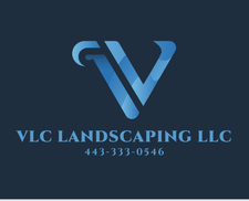 Logo for VLC landscaping services and patios