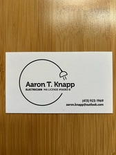 Logo for Aaron T Knapp Electrician