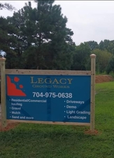 Logo for Legacy Ground Works, LLC