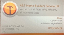 Logo for A&T Home Builders Service, LLC