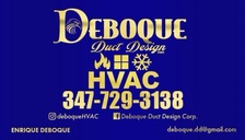 Logo for DEBOQUE DUCT DESIGN