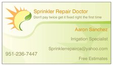 Logo for Sprinkler Repair Doctor