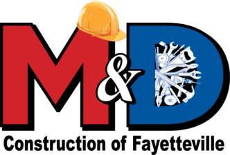 M & D Construction logo