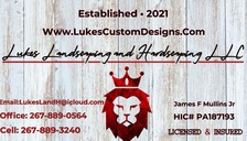 Logo for Lukes Landscaping and Hardscaping LLC