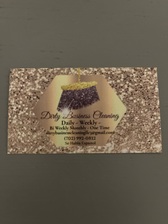 Logo for Dirty Business Cleaning, LLC