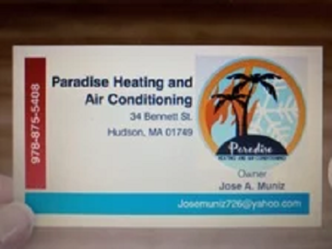 Paradise Heating and Air Conditioning logo