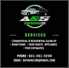 Logo for A&S Junk Removal / Hauling LLC - Unlicensed Contractor