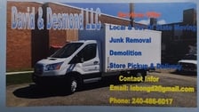 Avatar for David and Desmond Moving and Junk Removal