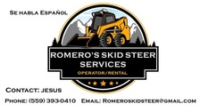 Logo for Romero's Skid Steer Services