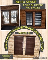 A Plus Shutters & Shades logo
