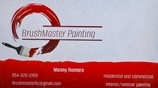 Logo for BRUSHMASTER PAINTING AND WATERPROOFING, LLC