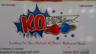 K.O. ELECTRIC AIR CONDITIONING & HEAT logo