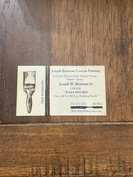 Joseph Bowman Custom Painting, LLC logo