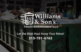 Williams & Son's Trash Management logo