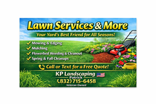 KP Landscaping logo