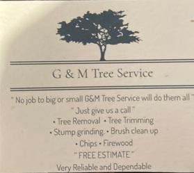 G & M Tree Service logo