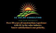Logo for A1 SOLAR CONSULTING LLC