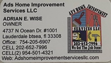 Logo for AD'S Home Improvement Services, LLC